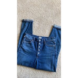 Citizens of Humanity High Waist Button Fly Jeans